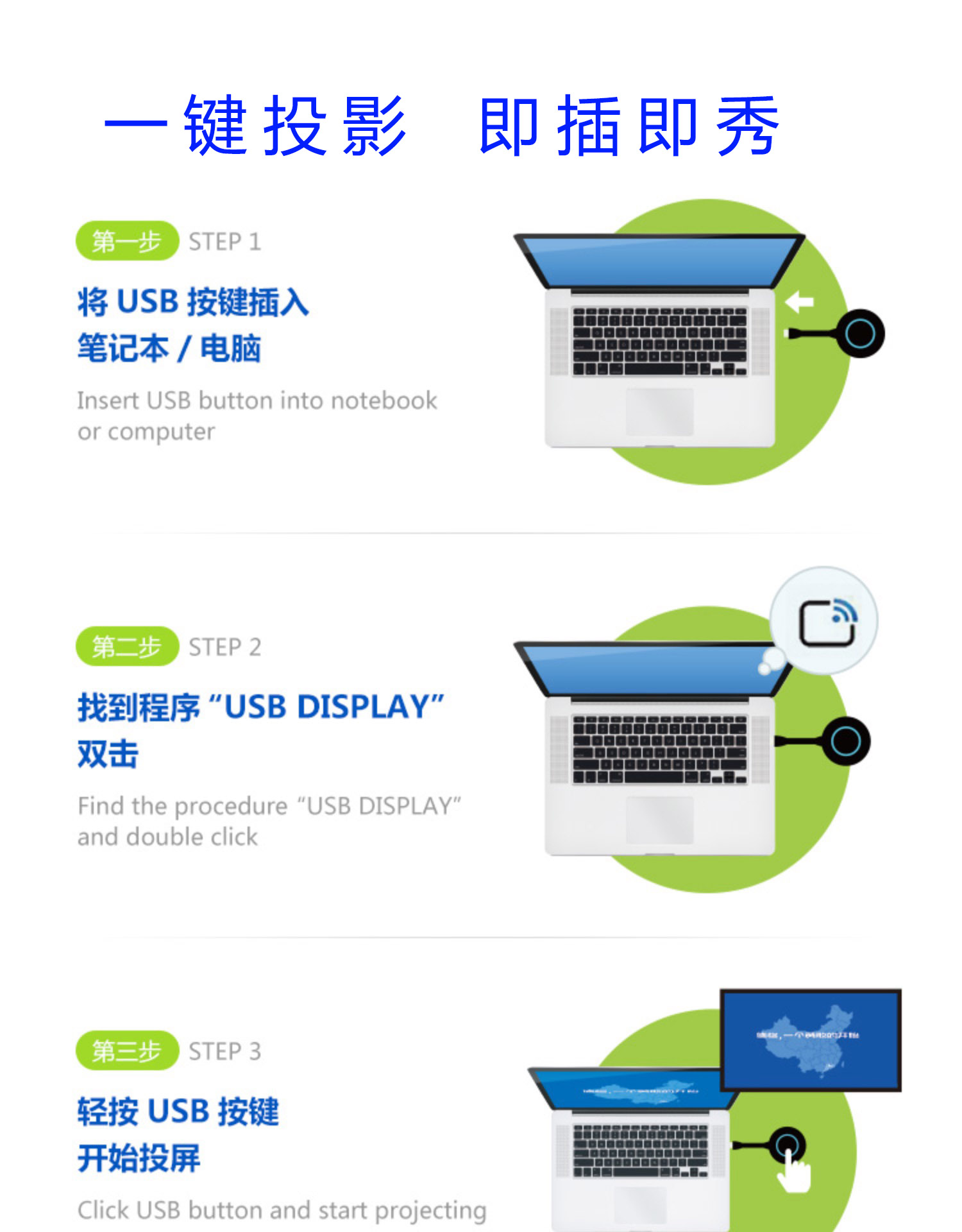 無(wú)線投屏器(投影儀用)