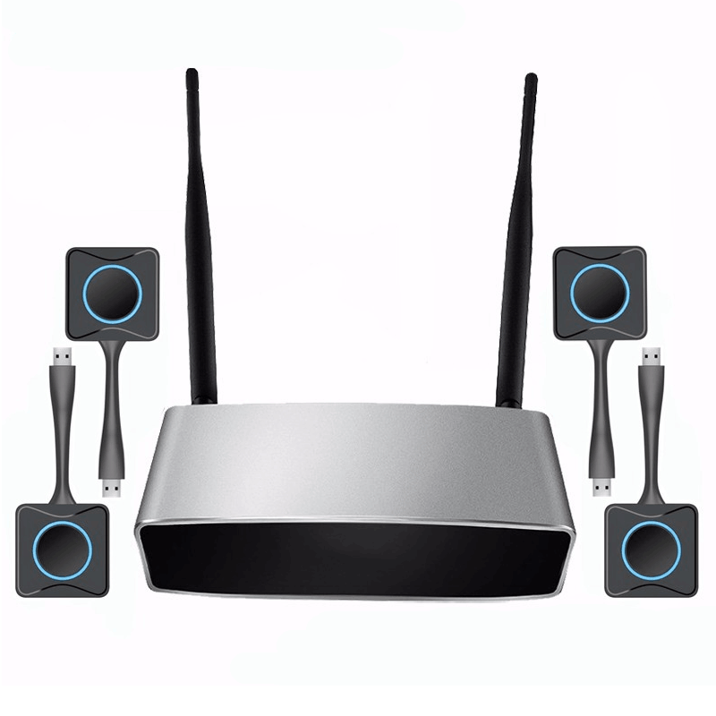 4臺電腦同屏顯示到一臺投影機上